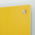 Yellow Coloured Glass Information Board